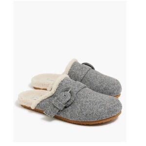 J. Crew Women’s 10 Wool Uppers w/Faux Shearling Footbed Clogs/Slides  $89 NWT